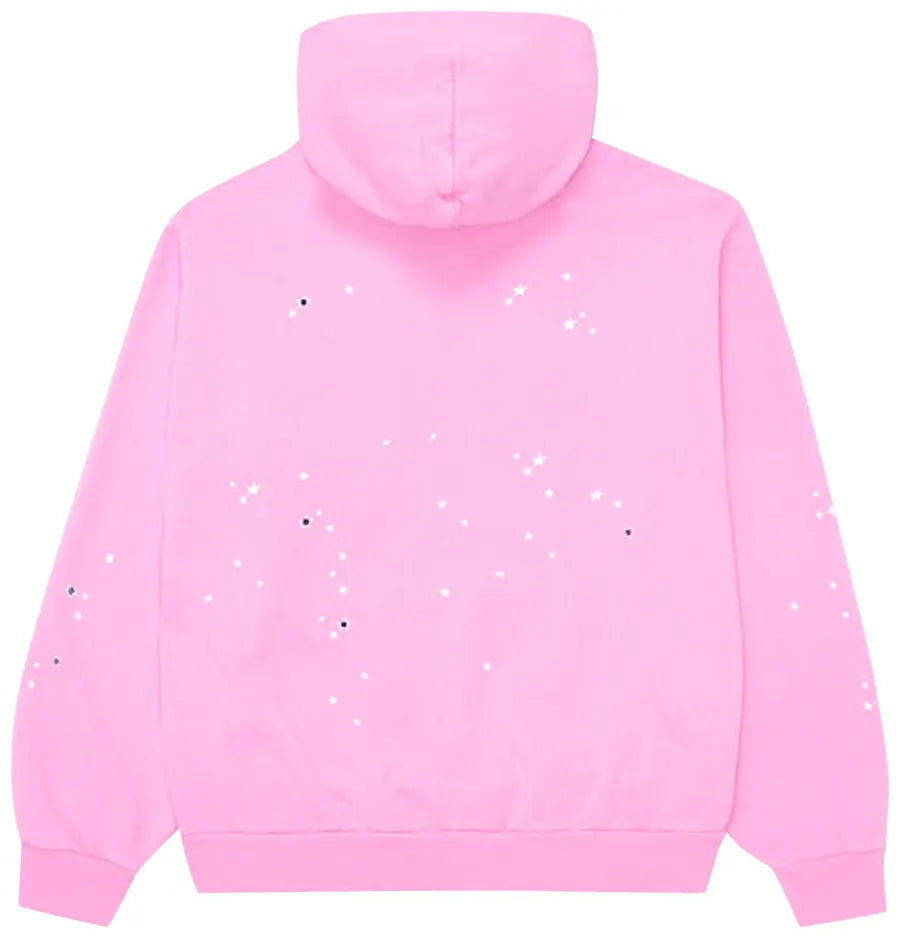 Sp5der Atlanta Hoodie Pink - Visual Streetwear