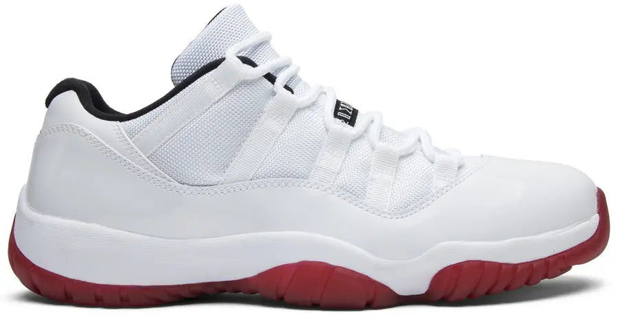 Jordan 11 Retro Low White Red - Visual Streetwear