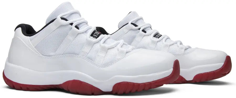 Jordan 11 Retro Low White Red - Visual Streetwear
