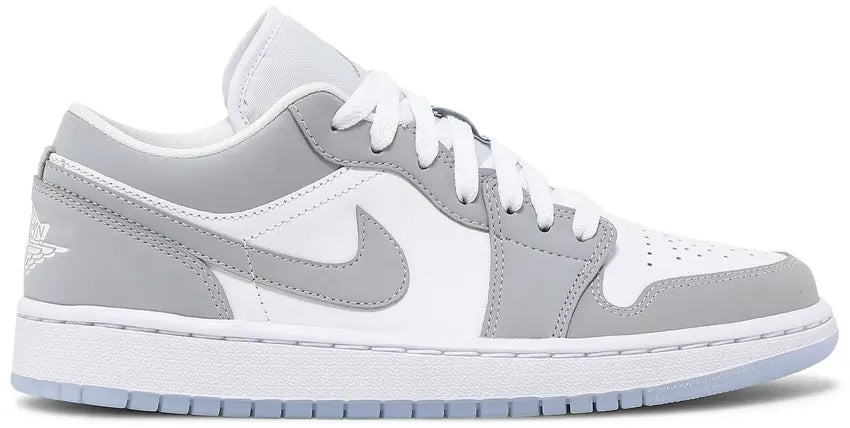 Jordan 1 Low Wolf Grey (Women's) - Visual Streetwear