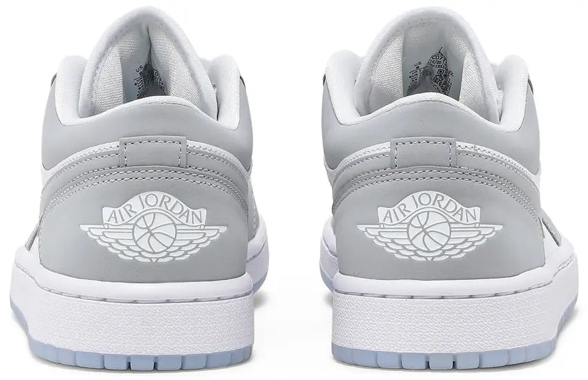 Jordan 1 Low Wolf Grey (Women's) - Visual Streetwear