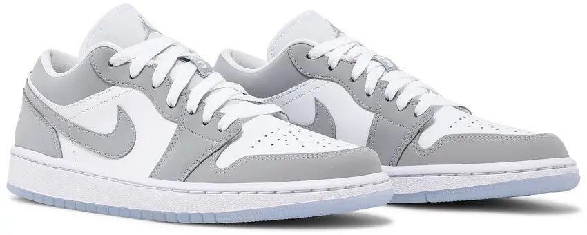 Jordan 1 Low Wolf Grey (Women's) - Visual Streetwear