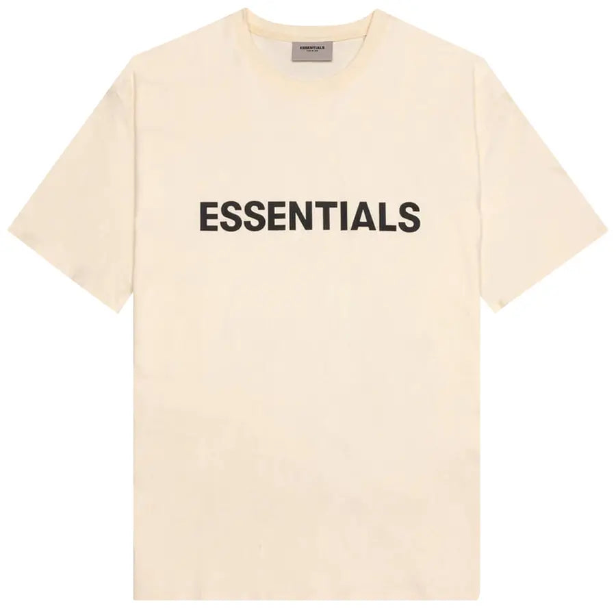Fear of God Essentials T-Shirt Cream - Visual Streetwear