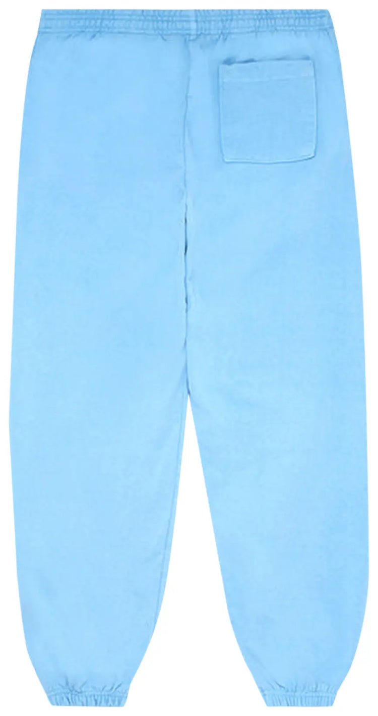 Sp5der Worldwide Sweatpant Sky Blue - Visual Streetwear