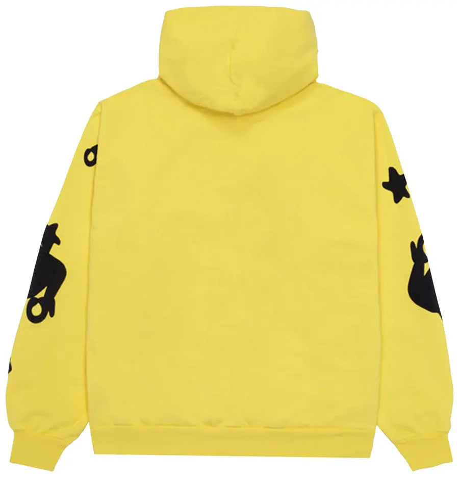 Sp5der Beluga Hoodie Gold - Visual Streetwear