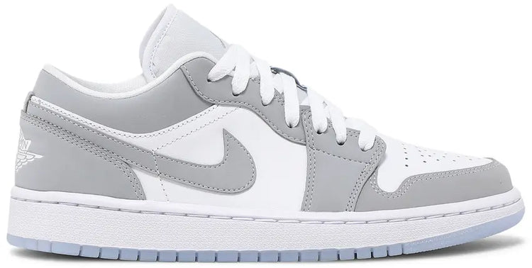 Jordan 1 Low Wolf Grey (Women's) - Visual Streetwear
