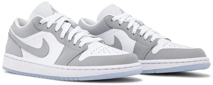 Jordan 1 Low Wolf Grey (Women's) - Visual Streetwear