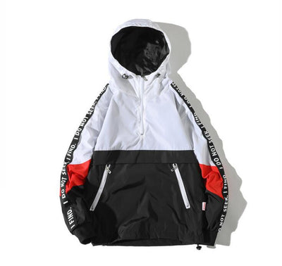 Windbreaker Hoodie + - Visual Streetwear