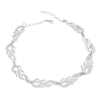 "Silver Flame Choker Necklace" - Visual Streetwear