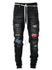 Patchwork Biker Style Denim - Visual Streetwear