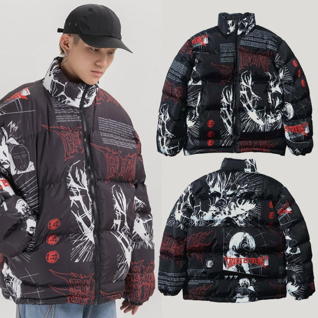 "MADE EXTREME" Streetwear Parka Jacket - Visual Streetwear