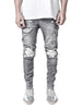 Biker Patch Style Denim - Visual Streetwear