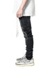 Biker Patch Style Denim - Visual Streetwear