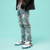 Streetwear Star Print Denim Pants - Visual Streetwear